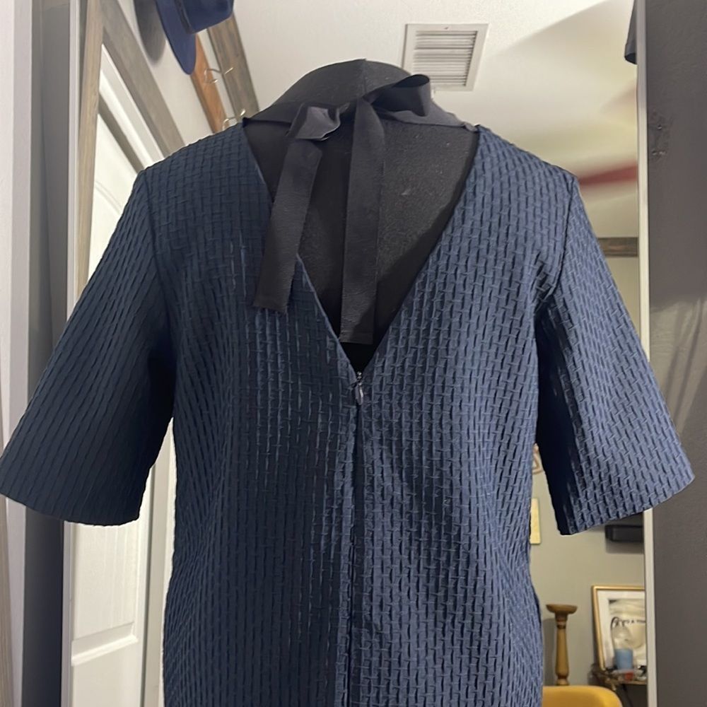 FRNCH Adorable navy blue dress Size: Small - Picture 5 of 10